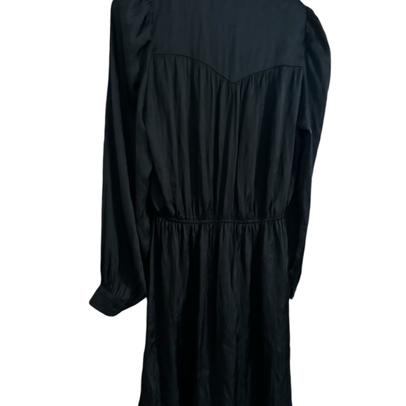 NWT Zadig & Voltaire Remember Satin V-Neck Mini Dress- Medium $345 - Picture 10 of 16